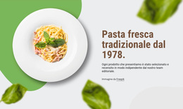 Pasta Tradizionale - Modello Di Sito Web Aziendale Premium