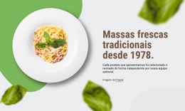 Macarrão Tradicional - Modelo De Página HTML5