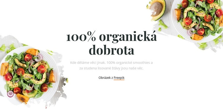 Organická dobrota Šablona HTML