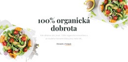 Organická Dobrota – Šablona Vstupní Stránky