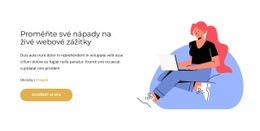 Otočte Své Nápady – Jednoduchá Šablona Webu