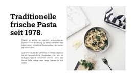 Das Beste Website-Design Für Frische Pasta