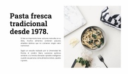 Pasta Fresca - Mejor Plantilla HTML5