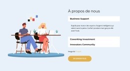 Sujets Importants - Modèle Personnalisé D'Une Page