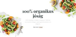 Többcélú Webhelytervezés Szerves Jóság Számára