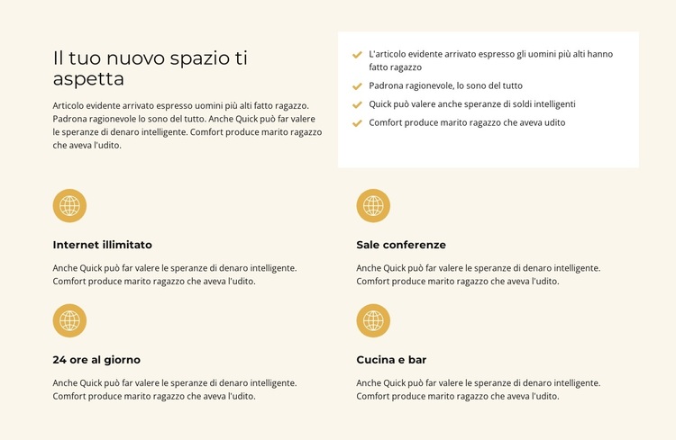 Quattro sviluppi Tema WordPress