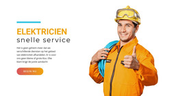 Snelle Elektrische Service - HTML-Paginasjabloon