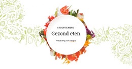 Groentemenu - Website-Ontwerp