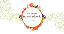 Menu Warzywne - Piękny Kreator Stron Internetowych