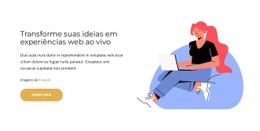 Transforme Suas Ideias - Inspiração Para O Design Do Site