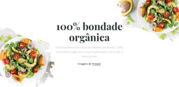 Bondade Orgânica Site De Página Única