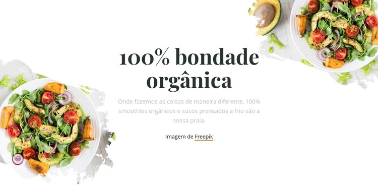 Bondade orgânica Template CSS