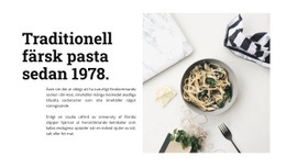 Färsk Pasta - Personliga Webbplatsmallar