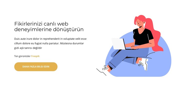 Fikirlerinizi tersine çevirin CSS Şablonu