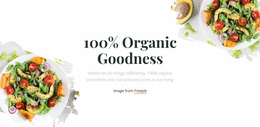 Organic Goodness - Easy-To-Use Website Builder