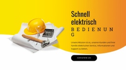 Elektrische Dienstleistungen - HTML Builder