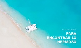 Plantilla HTML5 Más Creativa Para Viajes Relax Tours