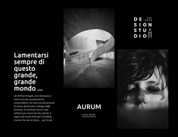 Arte Moderna Aurum - Sito Con Download Di Modelli HTML