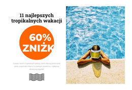 Tropikalny Raj - Szablon Strony Internetowej HTML