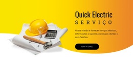 Serviços Elétricos - Maquete Do Site