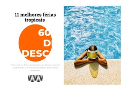 Paraíso Tropical - Modelo De Site Gratuito