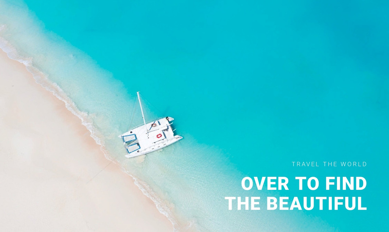 Travel relax tours Squarespace Template Alternative