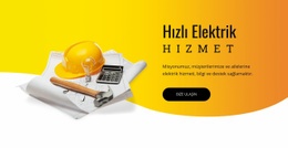 Elektrik Hizmetleri - HTML Builder