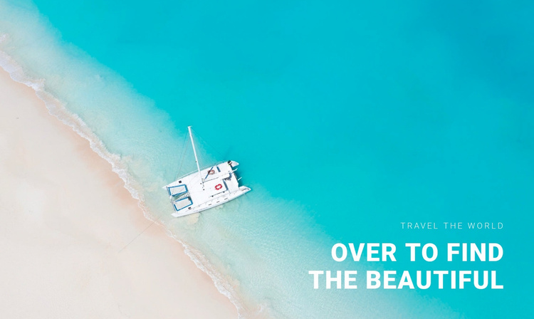 Travel relax tours Landing Page