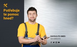 Rekonstrukce Domu – Vstupní Stránka HTML