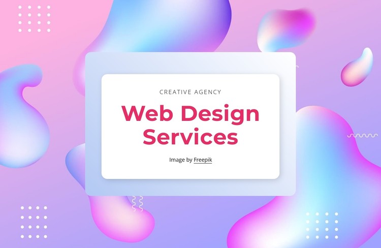 Web design services CSS Template