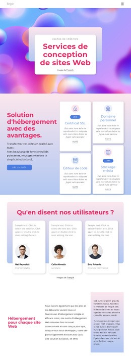 Conception De Site Web Avec Hébergement