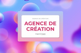 Bloc D'Agence De Création - Meilleur Modèle HTML5