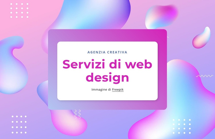 Servizi di web design Costruttore di siti web HTML