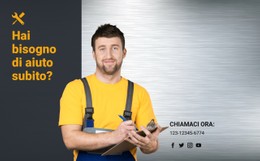 Servizi Di Rimodellamento Della Casa Modello CSS Premium