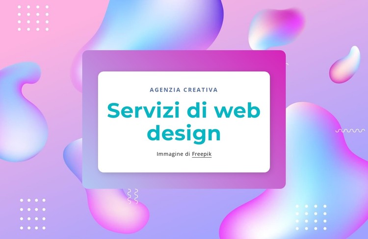 Servizi di web design Modello CSS