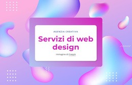 Il Modello HTML5 Più Creativo Per Servizi Di Web Design