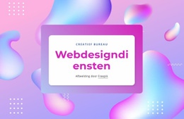 Diensten Voor Webdesign - Moderne Bestemmingspagina