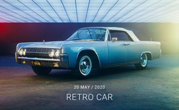 Restoration Of Retro Cars - Free Template