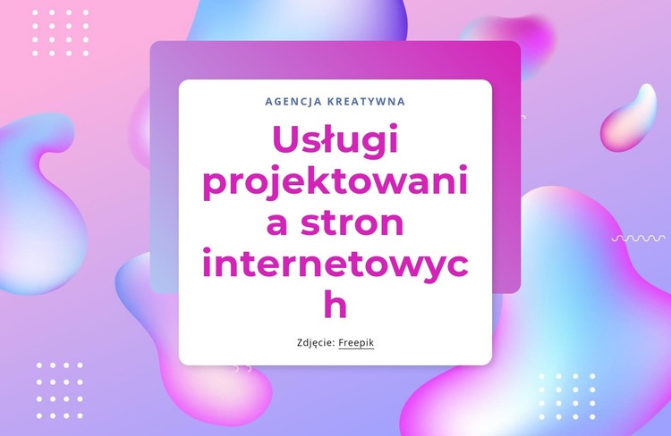 Usługi projektowania stron internetowych Wstęp