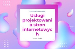 Usługi Projektowania Stron Internetowych - Wielozadaniowy Szablon Jednostronicowy