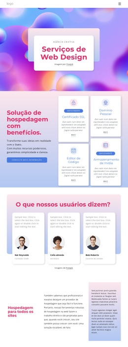 Design De Site Com Hospedagem Modelos De Certificado