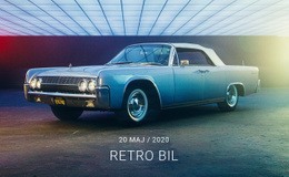 Restaurering Av Retrobilar - Enkel HTML-Mall