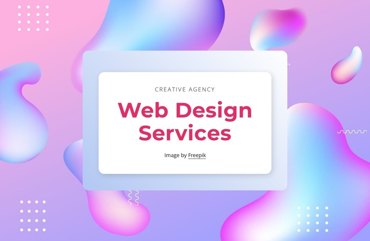 Web design services Template