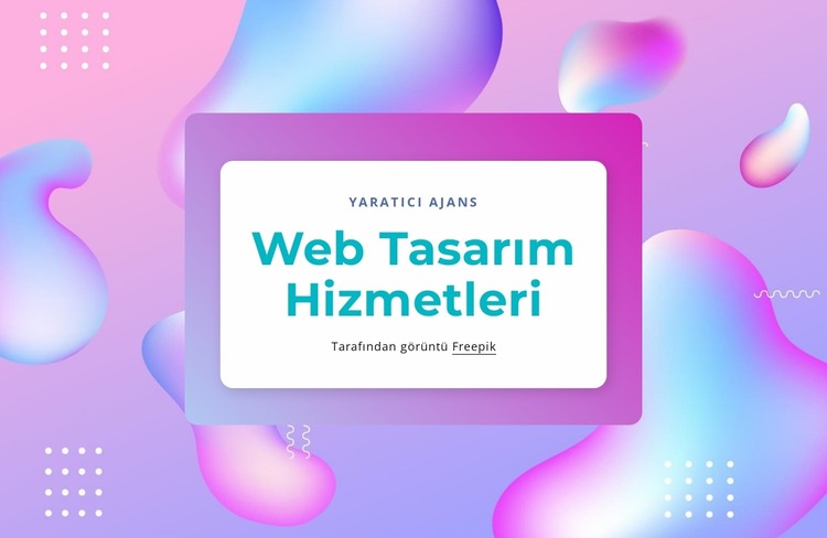 Web tasarım hizmetleri Joomla Şablonu