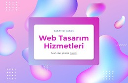 Web Tasarım Hizmetleri - Özelleştirilebilir Şablon