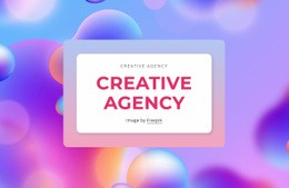 Creative Agency Block Web Page Design