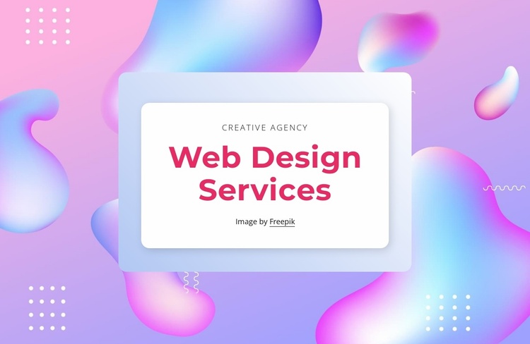 Web design services Website Template