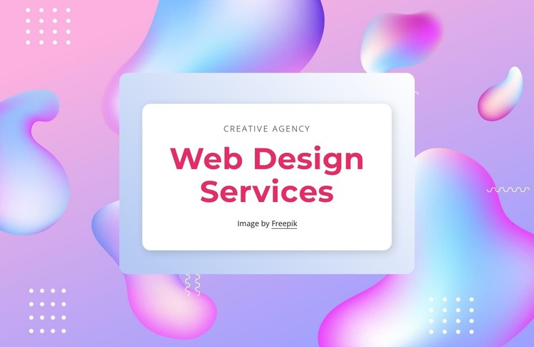 Web design services WordPress Theme