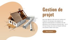 Gestion De Projet De Construction - Modèle HTML5, Réactif, Gratuit