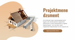 Építési Projekt Menedzsment - HTML- És CSS-Sablon